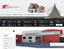 Tablet Screenshot of paulistaimobiliaria.com.br